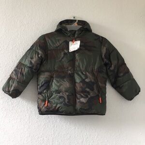 Boys Old Navy Camo Army Jacket size M